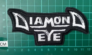 Embroidered diamond eye fabric patch