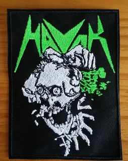Embroidered havok fabric patch