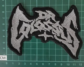 Embroidered Dr Colosus fabric patch