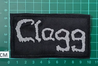 Embroidered clagg fabric patch