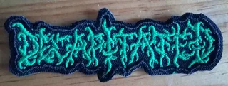 Embroidered  decapitated fabric patch