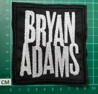 Embroidered bryan adams fabric patch