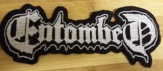 Embroidered entombed fabric patch