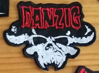 Embroidered Danzig fabric patch