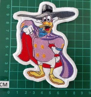 Embroidered Darkwing duck fabric patch
