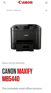 Canon printer MB5440