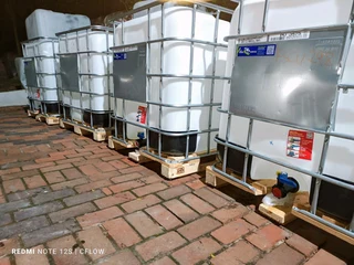 Water Flowbins 1000lt tanks jojo Westville