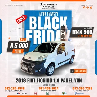 2018 Fiat Fiorino 1.4 Panel Van
