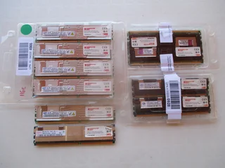 16GB, 8GB and 4GB DDR2 667 and 800 Laptop and HP Server Memory Modules