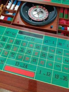 Antique 3 in 1 Casino/Roulette Table from the 60s