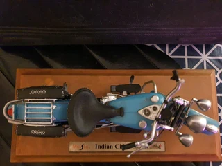 Indian chief roadster model on stand