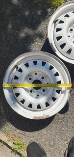 I have 3x13&#34; steel rims white finish