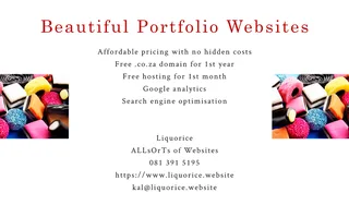 Beautiful Website Design and Hosting. From R1,500. Business and Ecommerce. Free domain. Nationwide.