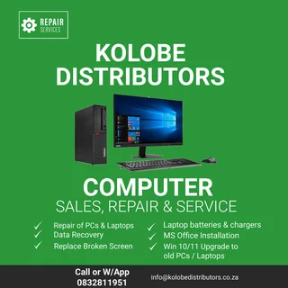 PC Sales, Repairs, Components and Service - Kolobe Distributors - Pongola/Mkuze/Nongoma/Makhathini/Z