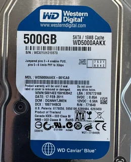 Hard Drive 500Gb