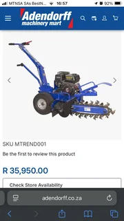 Irrigation pipe trencher