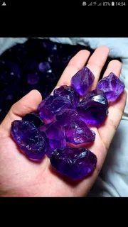 Rough Zambian amethyst