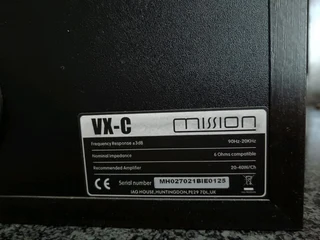 Mission center speaker