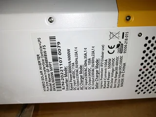 Fivestar 6KW Inverter with wifi dongle