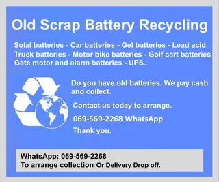 Buying scrap batteries in Johannesburg