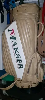 Beige Makser Golf Bag Second Hand