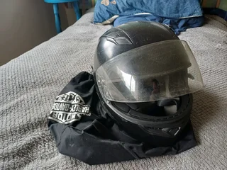 Large Harley Davidson HelmetBluetooth Pod ready / Black