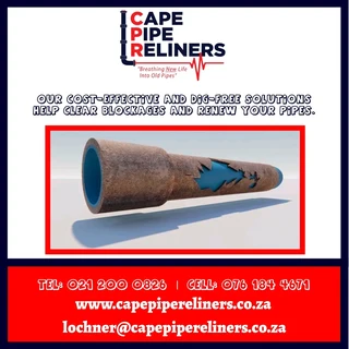 CAPE PIPE RELINERS (PTY) Ltd - PIPE RELINING SERVICES
