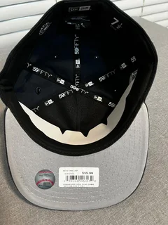 New York Yankees Championship Side Flag 59FIFTY A-Frame Fitted-NEW &amp; ORIGINAL! - Size 7 1/2
