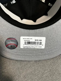 New York Yankees Championship Side Flag 59FIFTY A-Frame Fitted-NEW &amp; ORIGINAL! - Size 7 1/2
