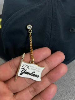 New York Yankees Championship Side Flag 59FIFTY A-Frame Fitted-NEW &amp; ORIGINAL! - Size 7 1/2