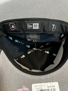 New York Yankees Championship Side Flag 59FIFTY A-Frame Fitted-NEW &amp; ORIGINAL! - Size 7 1/2