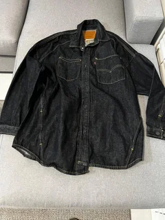 Levis Original & Brand New!!! Twist Shacket Twist - Dark Blue Size Large