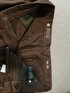GSTAR ORIGINAL &amp; BRAND NEW!! Worker Chino Relaxed - Coffee Bean W34 L32