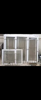 4 Alminium windows with Burglar guards