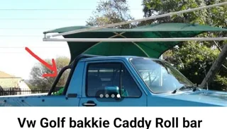 Roll bar for Vw Golf Caddy Mk1