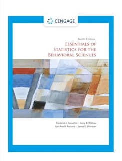 Essentials of statistics for the behavioral sciences