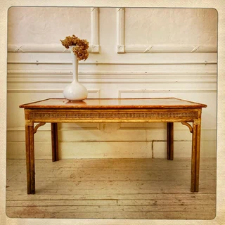 Cane and rattan dining table - R4200