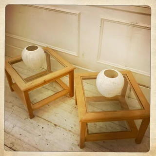Coffee tables/Occasional tables - R1200 each or R2300 per pair