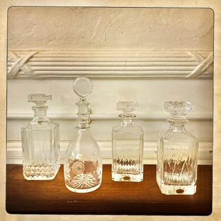 Vitria Lead Glass Decanters - R450 Each