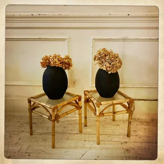 Cane side tables - R550 each