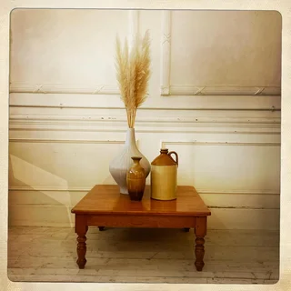 Square Oak coffee table - R2400