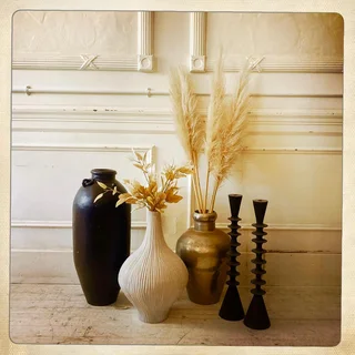White vase - R1100Height 62cm