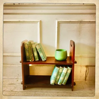 Teak bookshelf - R1250