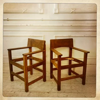 Solid old SA Railways chairs - R1400 eachSeats to be added