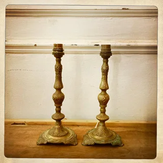 Bronze lamps - R450 each