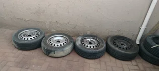 Mercedes Steelies With Commercial Tires Good Condition R2500
