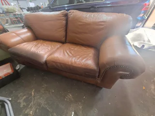 Rochester 3 Seater Leather Couch