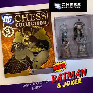 Eaglemoss DC Chess Collection - 'ADK Batman &amp; Joker' Special Edition