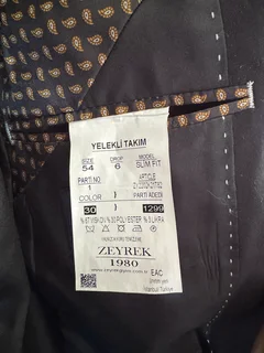Zeyrek Black Suit
