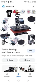 Sublimation printer, plus all the accessories for printing and cutting